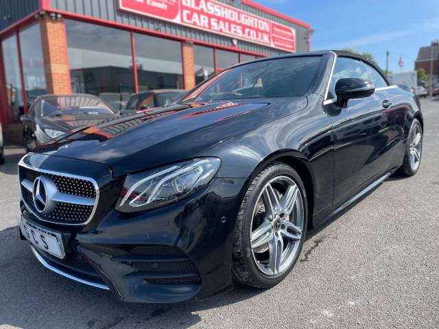 Mercedes-Benz E Class 2.0 E220d AMG Line 2dr 9G-Tronic - FULL SERVICE HISTORY - Convertible Diesel Black