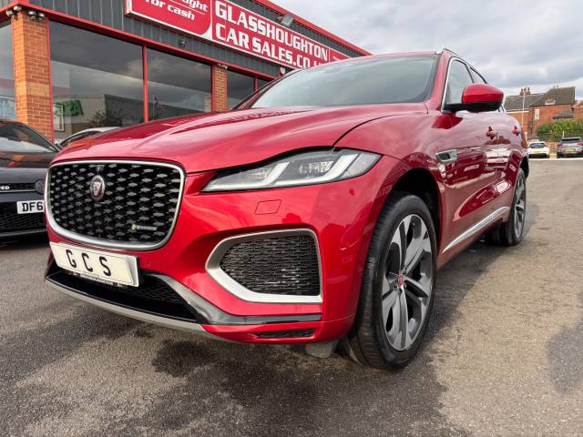 Jaguar F-Pace 2.0 D200 R-Dynamic HSE 5dr Auto AWD - 1 OWNER - FSH - Estate Diesel Red
