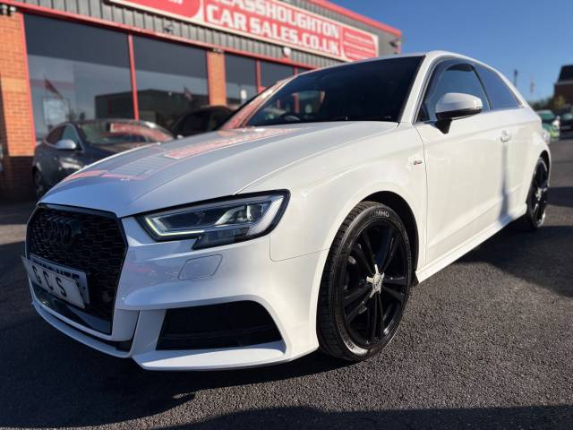 Audi A3 1.6 TDI S Line 3dr Hatchback Diesel White