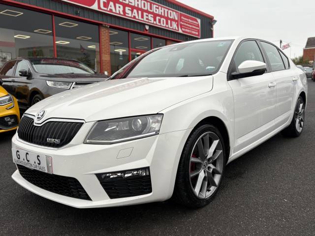 Skoda Octavia 2.0 TDI CR vRS 5dr - FSH INC TIMING BELT- Hatchback Diesel White