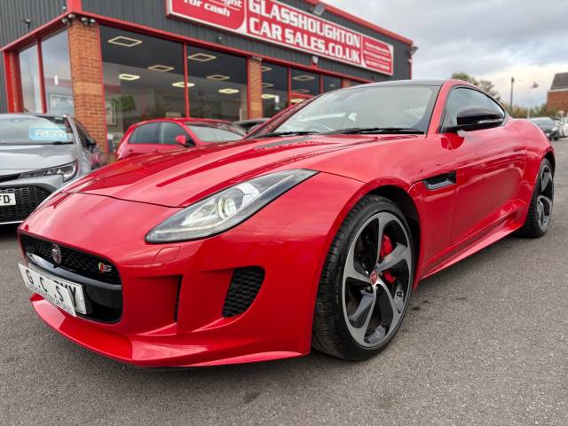 Jaguar F-Type 3.0 Supercharged V6 S 2dr Auto -FULL SERVICE HISTORY- Coupe Petrol Red