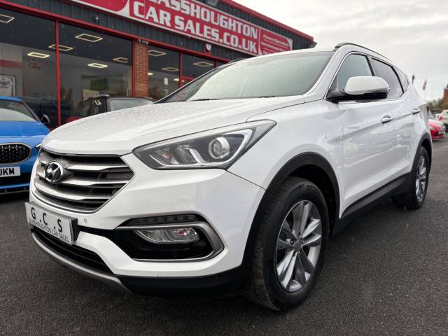 Hyundai Santa Fe 2.2 CRDi Blue Drive Premium 5dr Auto [5 Seats] - FSH - ONE OWNER - Estate Diesel White