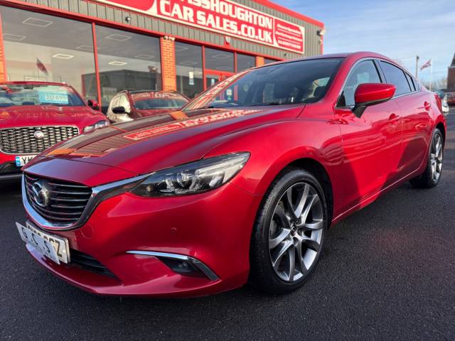 Mazda 6 2.2d [175] Sport Nav 4dr Auto Saloon Diesel Red