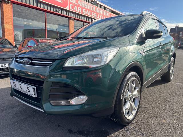 Ford Kuga 2.0 TDCi 150 Titanium 5dr 2WD - 1 FORMER KEEPER - FULL SERVICE HISTORY - Hatchback Diesel Green