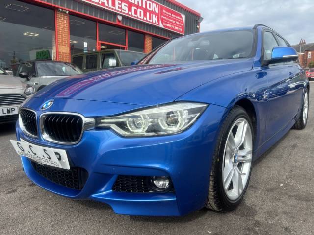 BMW 3 Series 2.0 320d M Sport 5dr Step Auto Estate Diesel Blue