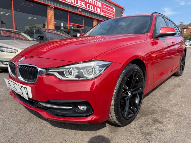 BMW 3 Series 2.0 318d Sport 5dr FULL BMW SERVICE HISTORY Estate Diesel Red