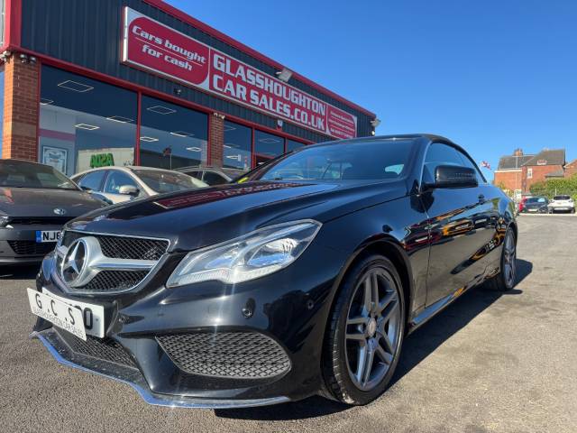Mercedes-Benz E Class 2.1 E220 CDI AMG Sport 2dr 7G-Tronic -FULL SERVICE HISTORY- Convertible Diesel Black