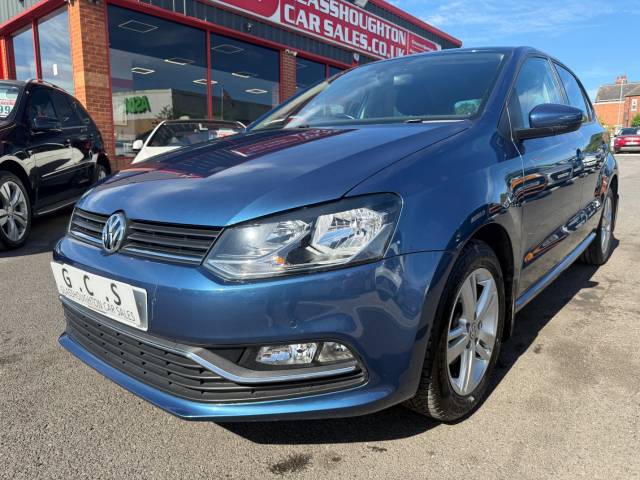 Volkswagen Polo 1.2 TSI Match Edition 5dr -FULL SERVICE HISTORY- Hatchback Petrol Blue