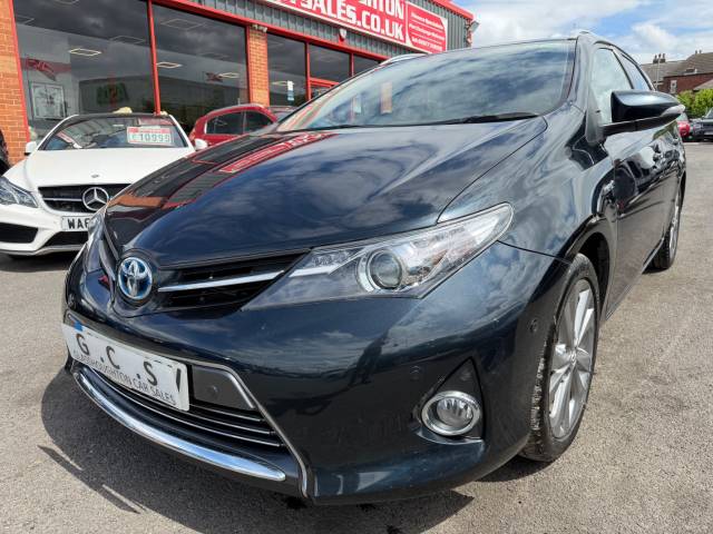 Toyota Auris 1.8 VVTi Hybrid Excel 5dr CVT Auto [Nav] -FULL TOYOTA SERVICE HISTORY- Estate Petrol / Electric Hybrid Grey