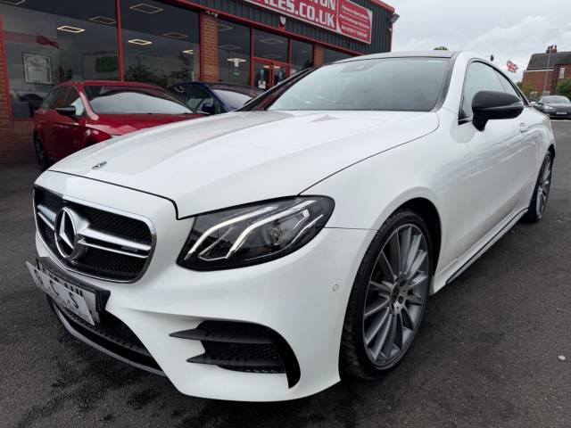 Mercedes-Benz E Class 2.0 E220d AMG Line Premium 2dr 9G-Tronic Coupe Diesel White