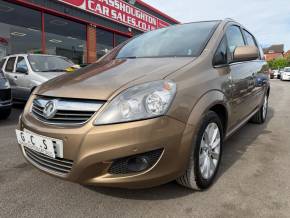 2014 (14) Vauxhall Zafira at Glasshoughton Car Sales Castleford