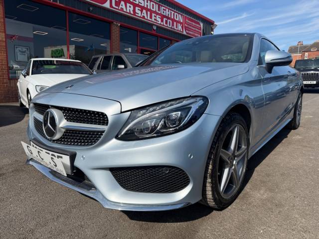 Mercedes-Benz C Class 2.1 C220d 4Matic AMG Line Premium 2dr Auto Coupe Diesel Silver